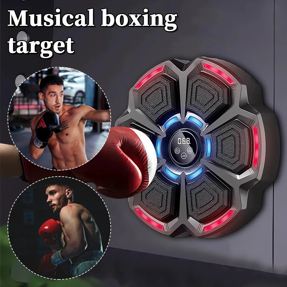 Intelligent Music Boxing Machine, Electronic Boxing Trainer, Music Workout Machine With 9 Speeds Punching Machine for Adults