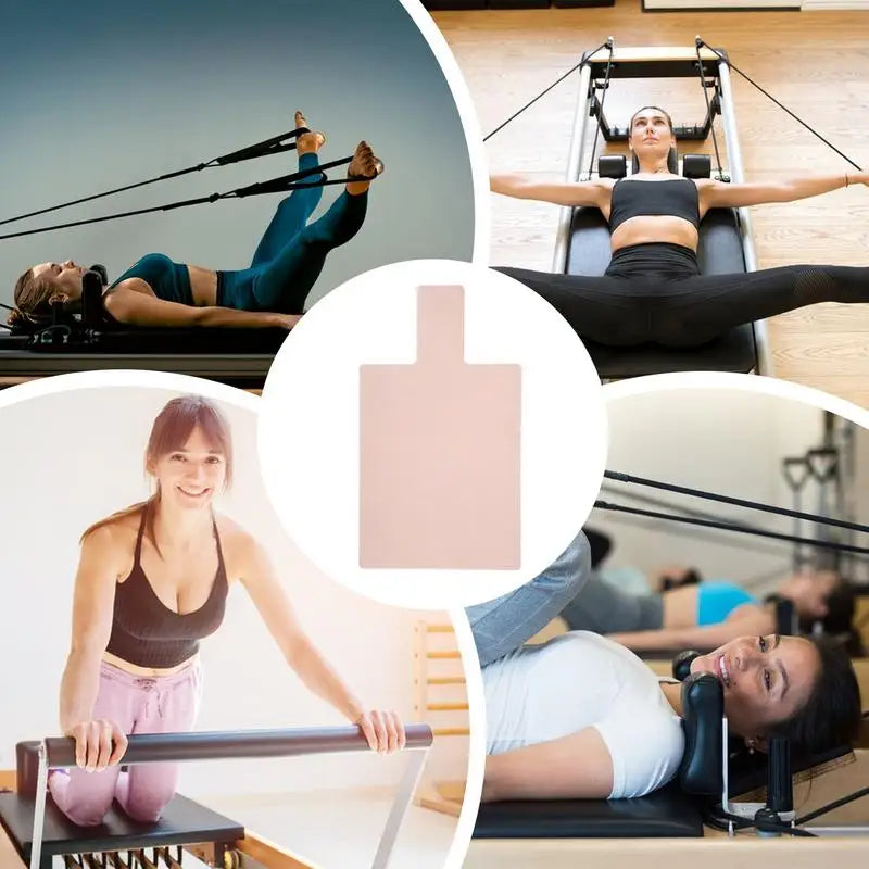 Pilates Reformer Mat natural rubber Extra Thick Cushioning Pad Pilates Yoga Mat Accessory Fitness Exercising anti-slip supplies