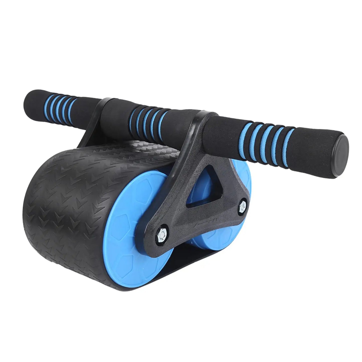 Springback Wheels Roller Domestic Abdominal Exerciser Push‑up Training Mute Fitness Equipment Blue Fitness Accessories