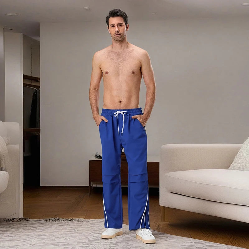 Men s Lightweight Jogger Sweatpants with Adjustable Drawstring Waistband and Side Pockets for Gym Workout
