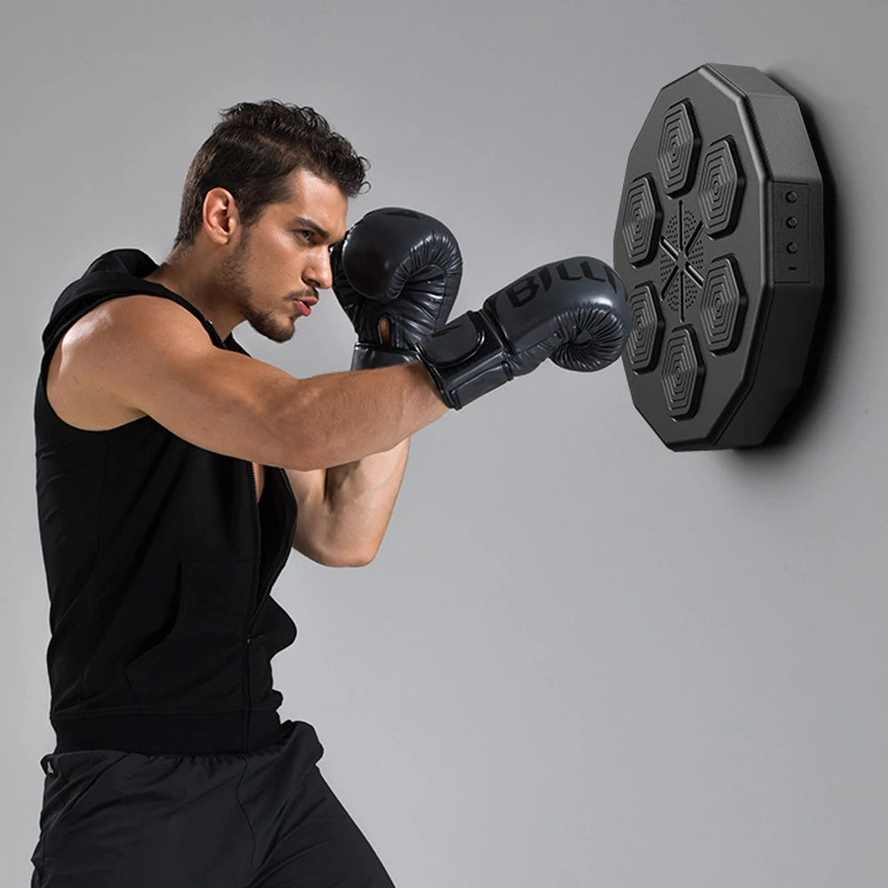 Intelligent Music Boxing Machine Electronic Boxing Training Wall Target Boxing Sports Agility Reaction Electronic Wall Mounted