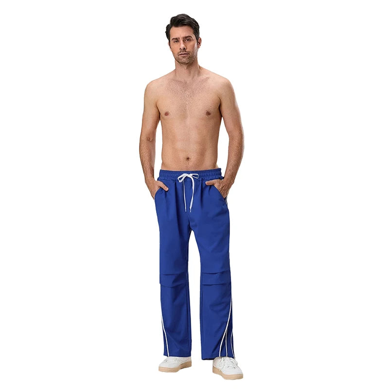 Men s Lightweight Jogger Sweatpants with Adjustable Drawstring Waistband and Side Pockets for Gym Workout