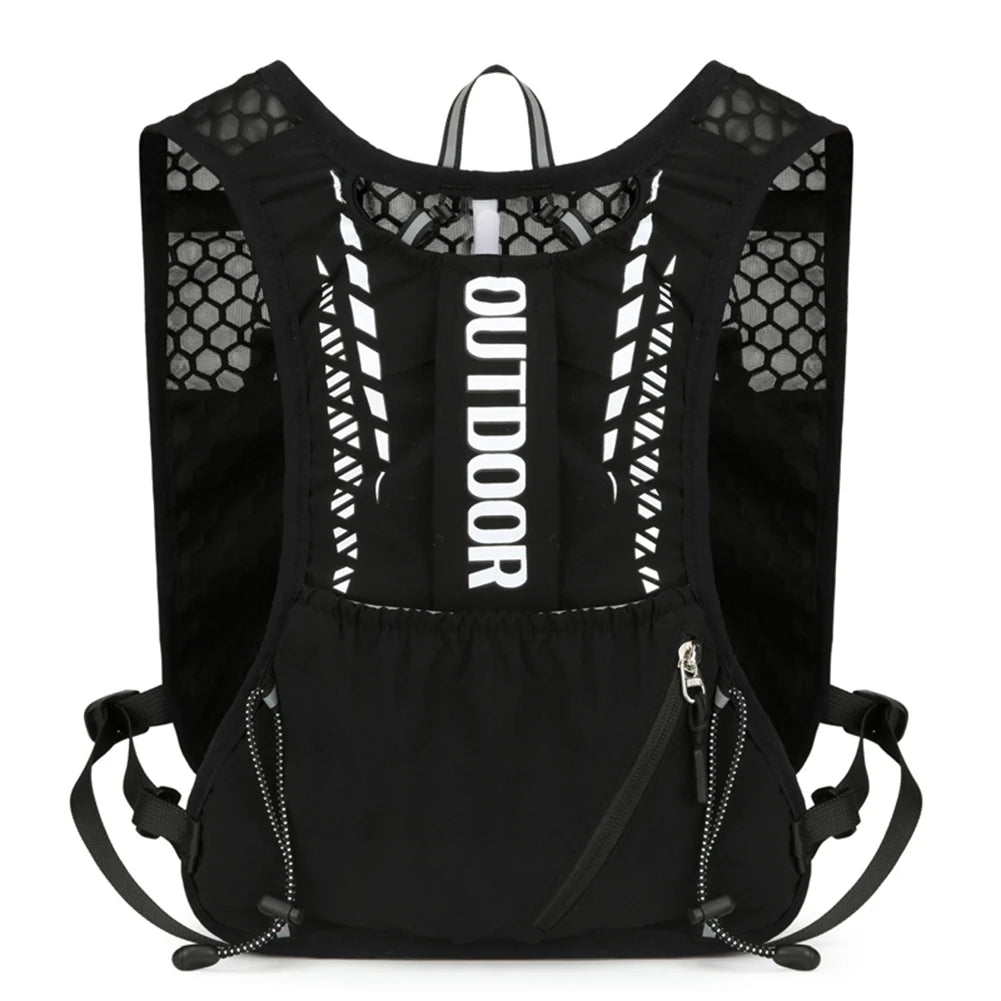 Hydration Running Vest Breathable Lightweight Running Vest Reflective Outdoors Hydration Pack for Hiking Trail Running