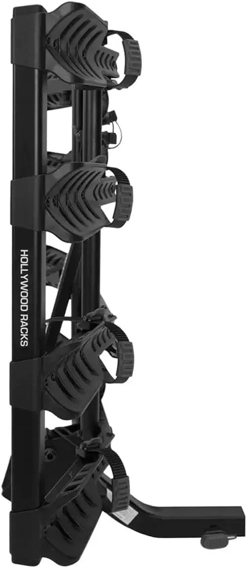 HOME-4 Hitch Bike Rack, Lightweight, Black Platform Style Bike Rack for Car Carries up to 4 Bikes for Safe, Secure Transport cam
