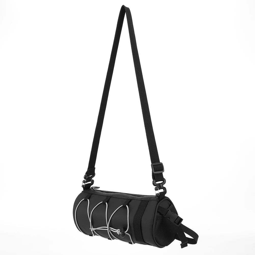 2.5L Bike Handlebar Bag Large Capacity Bicycle Frame Pannier Bag Multi-Pockets Portable Shoulder Bag Bike Accessories
