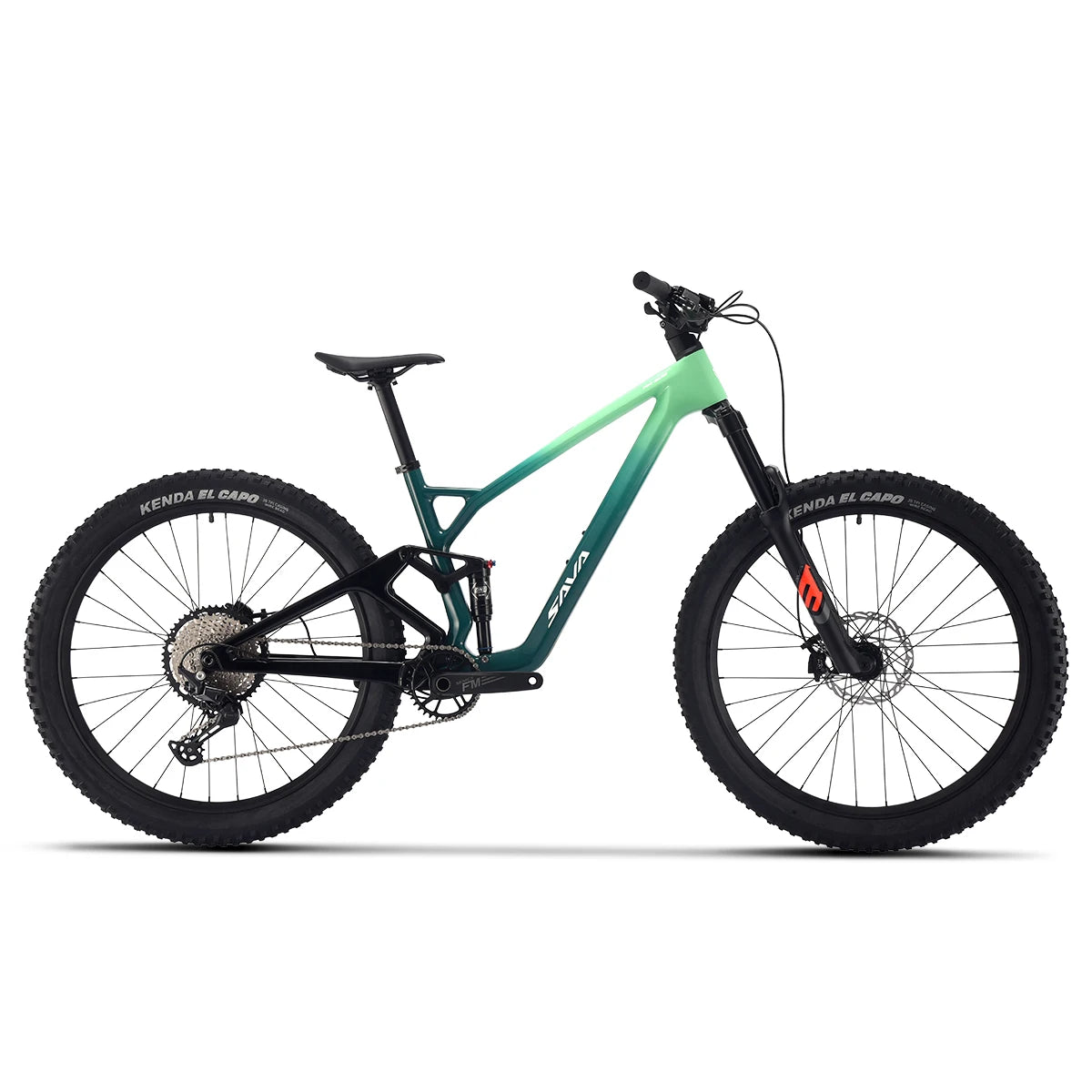 SAVA 612 Carbon Fiber Mountain Bike Suspension Cross-Country Class MTB 12 Speed with SHIMAN0 DEORE M6100 Kit