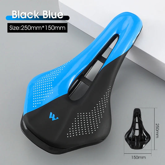 WEST BIKING Road Bike Gel Comfortable Seat PU Leather Soft Foam Filled Cushion MTB Cycling Saddle Ultralight Bicycle Parts