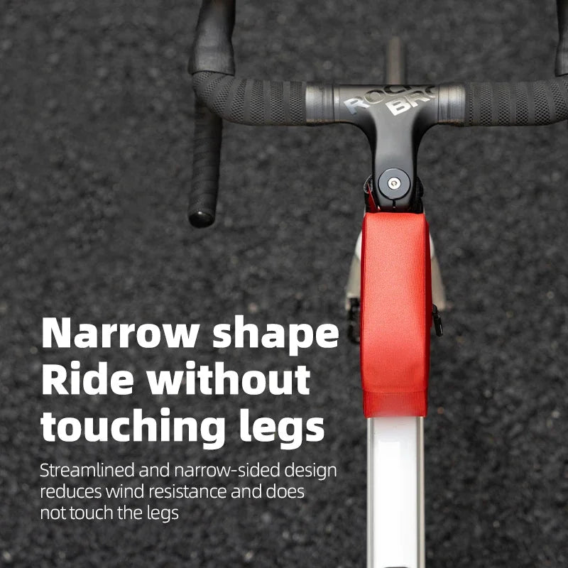 ROCKBROS Bike Top Tube Bag Magnetic Waterproof TPU Bike Frame Front Pack Mountain Bike Riding Storage Bag Cycling Accessories